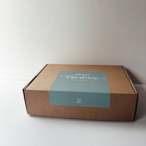 🎅🏻 Large Brown Gift Box - Merry Christmas (24 x 32 x 8,5cm)