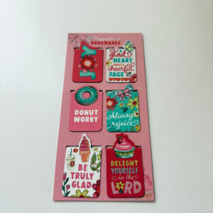 🎅🏻 Stationery - Magnetic Bookmark Joyful Girl