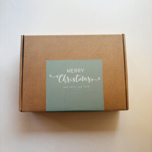 🎅🏻 Large Brown Gift Box - Merry Christmas (24 x 32 x 8,5cm)