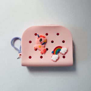 🎅🏻 Girls - Keyring Purse With Charms - 10 x 8cm