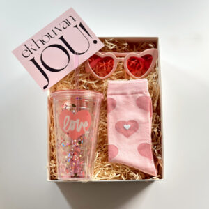 💝 Valentine's Sip, Sun and Socks Box for Her