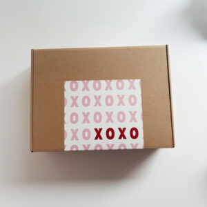 💝 Large Brown Gift Box - XOXO