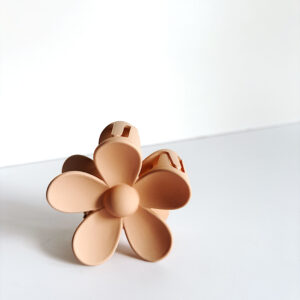 Hair Claw - Flower Cream