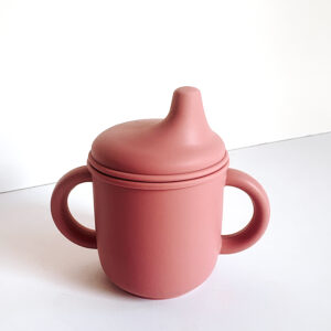 Silicone - Kids Drinking Cup (Dusty Rose)
