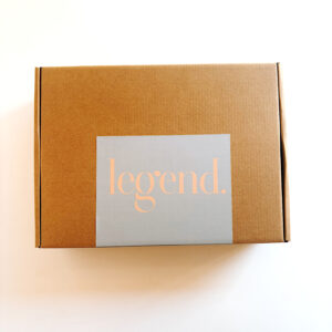 Large Brown Gift Box - Legend. (24 x 32 x 8,5cm)