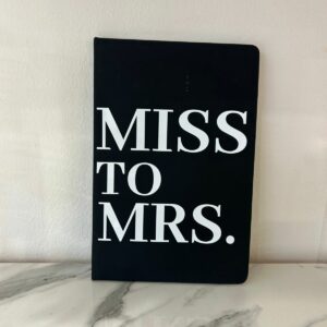 Stationery - Journal A5 - Miss to Mrs. (Black)