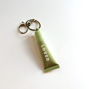 Key Ring Lip Balm - Loved (Green)
