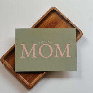 💐 I Love You Mom- Post Card