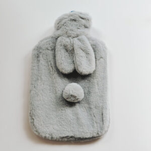 💐 Warm Water Bottle (Grey Bunny Ears)