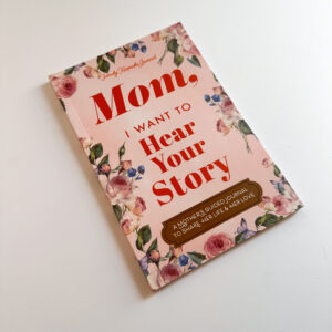 💐Stationery - Guided Journal A5 - Mom I Want To Hear Your Story (Floral)
