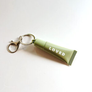 Key Ring Lip Balm - Loved (Green)