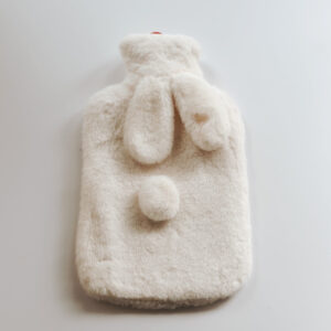 💐 Warm Water Bottle (White Bunny Ears)