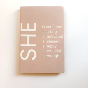 💐Stationery - Journal A5 - She Is (White)