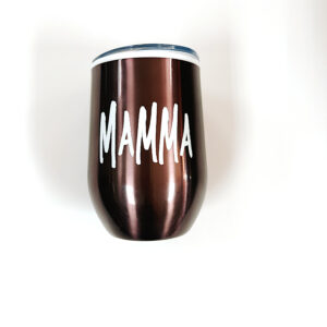 💐Coffee & Wine Tumbler -MAMMA (Pink)