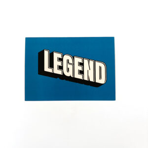 🖤Legend Post Card
