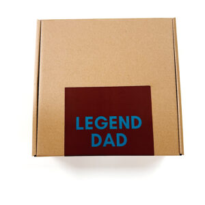 🖤Large Brown Gift Box - Legend Dad (24 x 32 x 8,5cm)